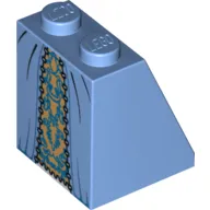 Slope 65° 2 x 2 x 2 with Bottom Tube and Gold Inset Skirt