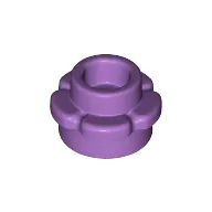 Plant, Flower, Plate Round 1 x 1 with 5 Petals