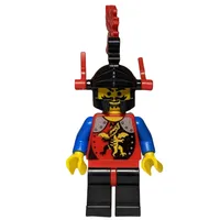 Knight (Dragon Knights) - Black Legs, Red Hips, Red Plumes