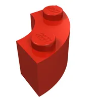 Brick Round Corner 2 x 2 Macaroni without Stud Notch