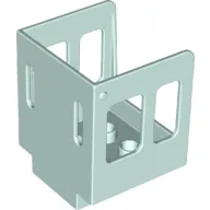 Duplo Train Cabin 3 x 3 x 3 1/2 Large Side Windows [Plain]