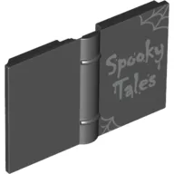 Book 2 x 3 with Spider Webs and 'Spooky Tales' Print