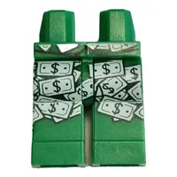 Hips and Green Legs with Dollar Bills Print