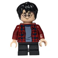 Harry Potter, Open Dark Red Shirt, Short Black Legs