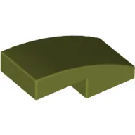 Slope Curved 2 x 1 No Studs [1/2 Bow]