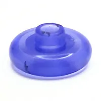 Pen Bead, Round Short, Curved Edge