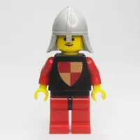 Knight (Quartered Shield) - Red Legs, Neck-Protector