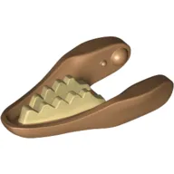 Animal Body Part, Dinosaur, Raptor / Dilophosaurus Lower Jaw with Tan Teeth Print