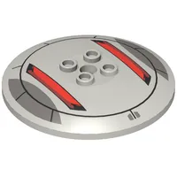 Dish 6 x 6 Inverted (Radar) with Hollow Studs and Sith Infiltrator Print