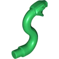 Animal, Snake Head with Open Mouth, Fangs and Curved Neck with Bar