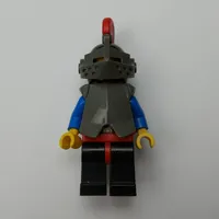 Knight (Breastplate on Red) - Black Legs, Red Plume