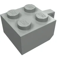 Hinge Brick 2 x 2 Locking with 1 Finger Vertical [No Axle Hole]
