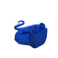 Lower Body with Tail with Lime Scales, Black Spots print