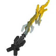 Large Figure Weapon Lightning, with Marbled Blue and Yellow Pattern