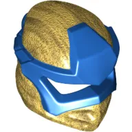 Wrap with Angular Mask Blue Pattern [PLAIN]