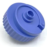 Duplo Counterweight 3 x 3 x 2 Round, Notched Rim, Off-Center Swirl and One Stud