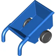 Duplo Wheelbarrow with Thick Black Wheels