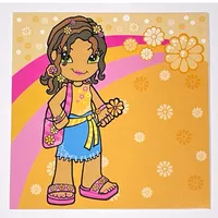 Clikits Insert 10 x 10 for Frame, 'Daisy' holding a Daisy Print