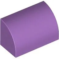 Brick Curved 1 x 2 x 1 No Studs