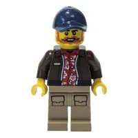 Captain Nautilus, Dark Brown Jacket, Dark Tan Legs, Dark Blue Cap