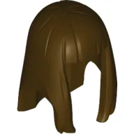 Hair Long Straight with Bangs - Rubber