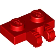 Hinge Plate 1 x 2 Locking with 2 Fingers on Side, 7 Teeth