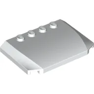 Brick Wedged, Curved Triple 4 x 6 x 2/3 with 4 Studs