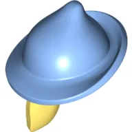 Hair and Hat, Ponytail Bright Light Yellow Pattern