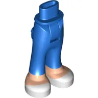 Minidoll Hips and Trousers with Back Pockets and Light Nougat Legs and White Shoes Print