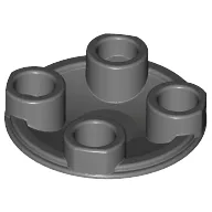 Plate Round 2 x 2 with Rounded Bottom [Boat Stud]