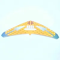 Wing, Hang Glider with Blue Arrow, Dot Fade Print