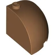 Brick Round Corner 3 x 3 x 2 Dome Top