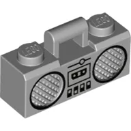 Equipment Radio / Boom Box with Handle and Black Trim Print