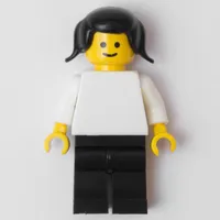 Woman - White Torso, Black Legs