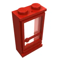 Door 1 x 2 x 3 Right, Solid Stud, Fixed Glass