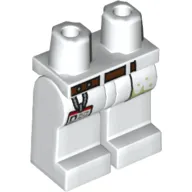 Hips and White Legs with Reddish Brown Belt, ID Badge