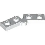 Hinge Plate 1 x 4 Swivel Top / Base - Hollow Clip [Complete Assembly]