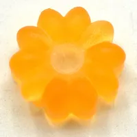 Clikits Icon, Flower 2 x 2 Small, 10 Petals with Hole [Frosted]