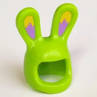 Costume / Mask, Rabbit / Bunny Ears with Medium Lavender and Bright Orange Auricles Print