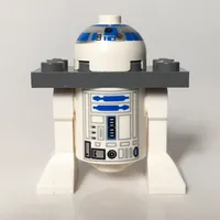 Astromech Droid, R2-D2, White Dome, Dark Bluish Gray Serving Tray