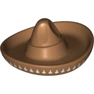 Hat Sombrero with White Guitars print