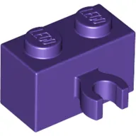 Brick Special 1 x 2 with Vertical Clip [Open O Clip]