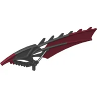 Large Figure Wing, Bladed with Marbled Dark Red Pattern (Antroz)