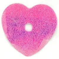 Clikits Icon Accent, Heart, Foil 6 3/4 x 6 3/4 with Textured Iridescent Surface