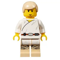 Luke Skywalker, White Robe, Yellow Skin (3626b Head)