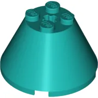 Cone 4 x 4 x 2, Axle Hole [Plain]