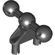 Large Figure Skeletal, Connector, Perpendicular, 3L with 2 Pins, 3 Ball Joints on Axle