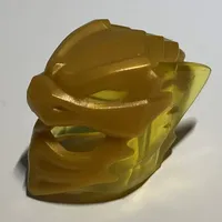 Wrap / Mask with Marbled Trans-Yellow Crystals Pattern
