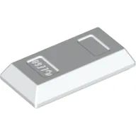 Tile Special 1 x 2 with Sloped Walls AKA Money / Gold Bar [Ingot]