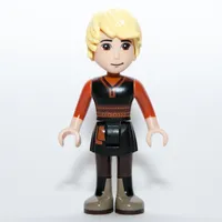 Kristoff - Black Vest, Dark Orange Shirt